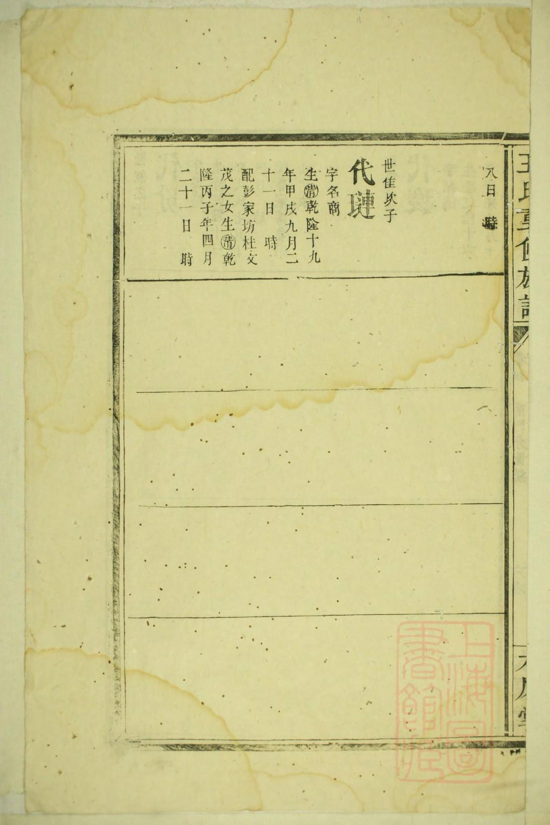 张氏家谱字辈洪宜高