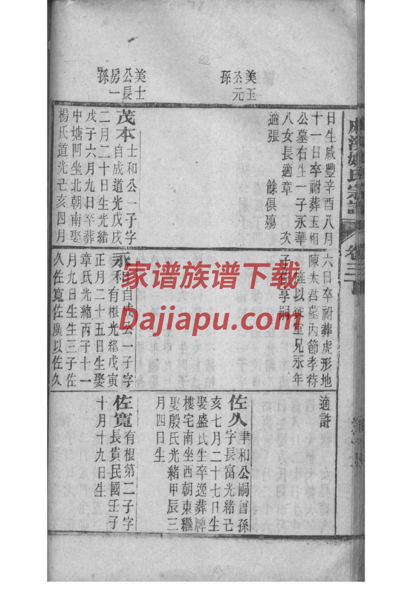 万州胡氏家谱