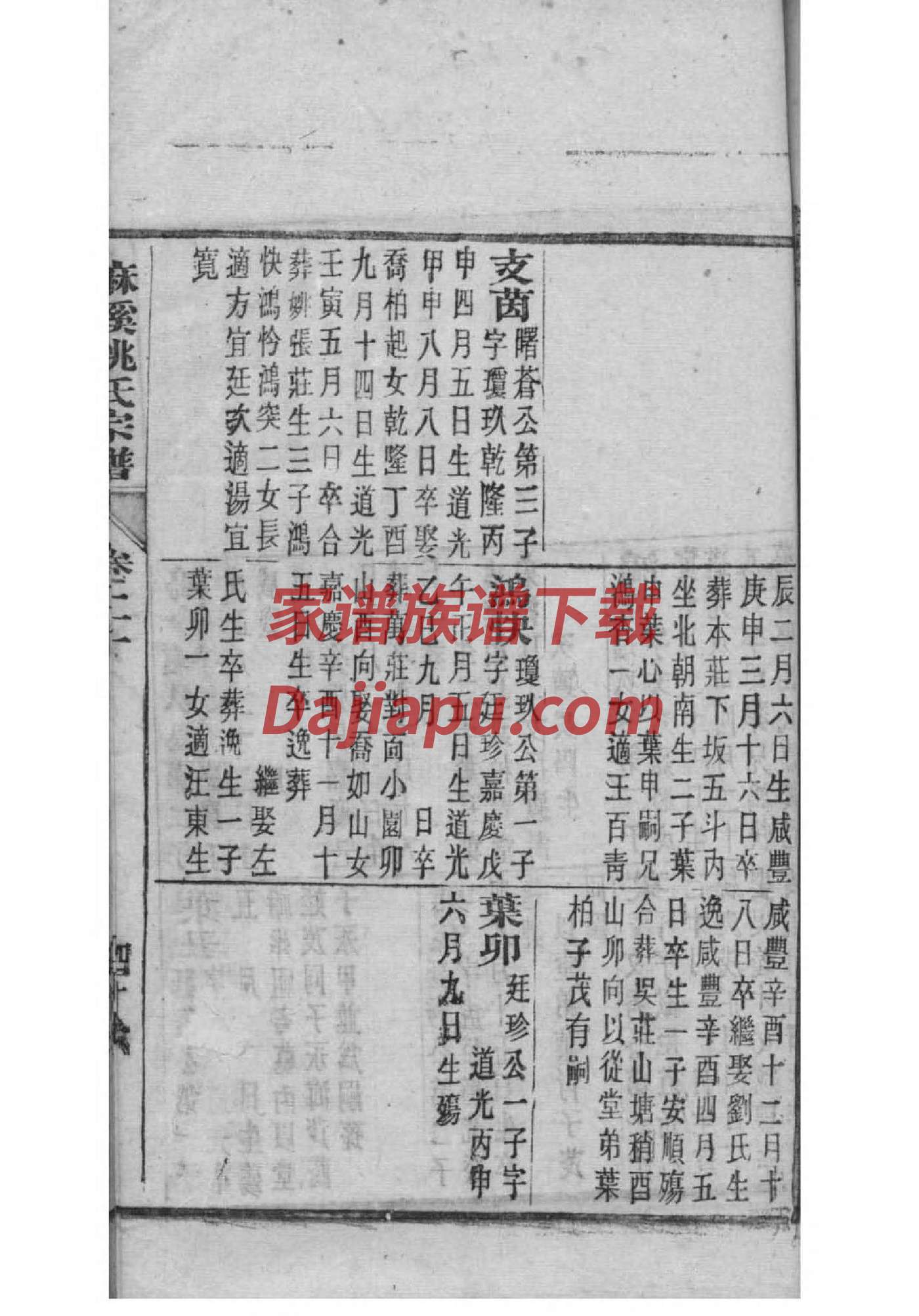 牵姓辈分排行世系表