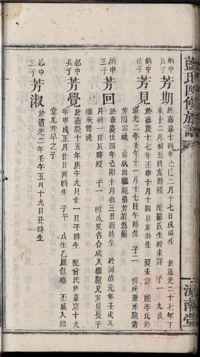 靳氏家谱族谱数据库