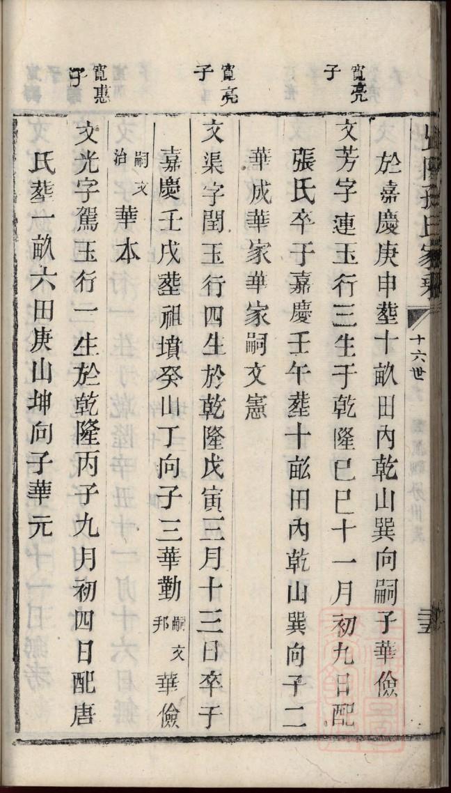 回姓族谱字辈查询全部
