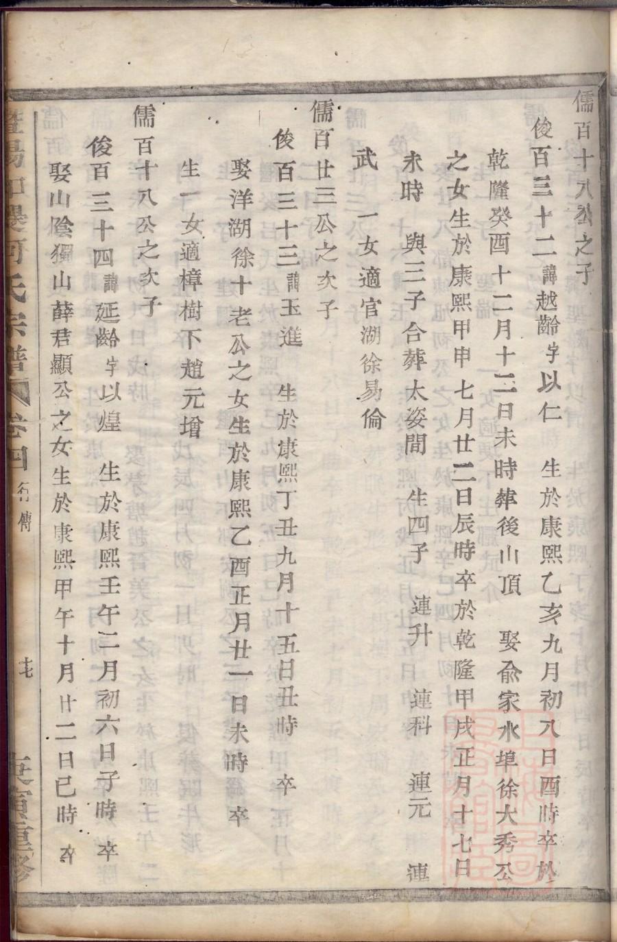 福建太原堂王氏家谱