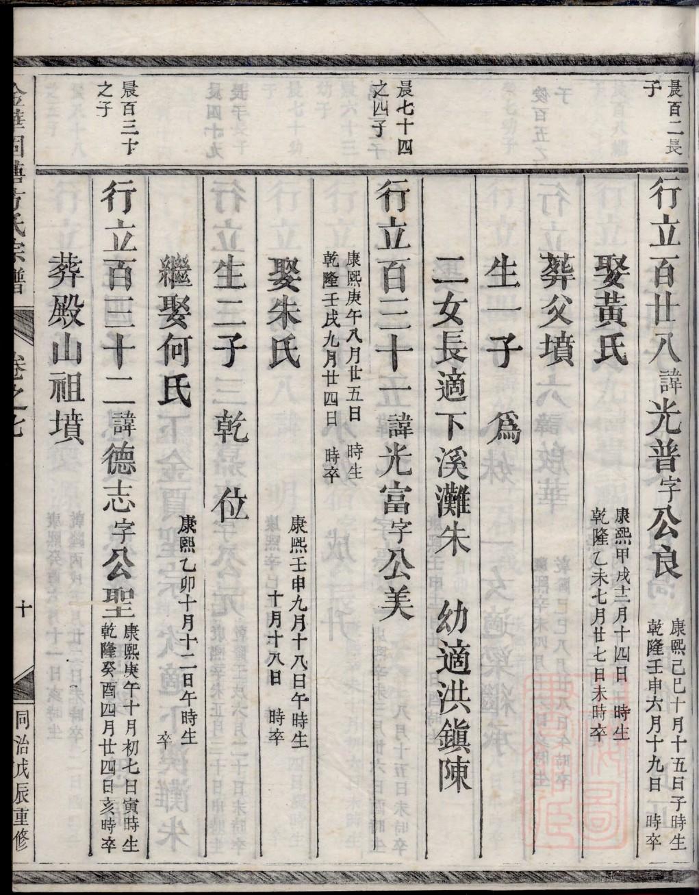 罡氏辈分排列顺序