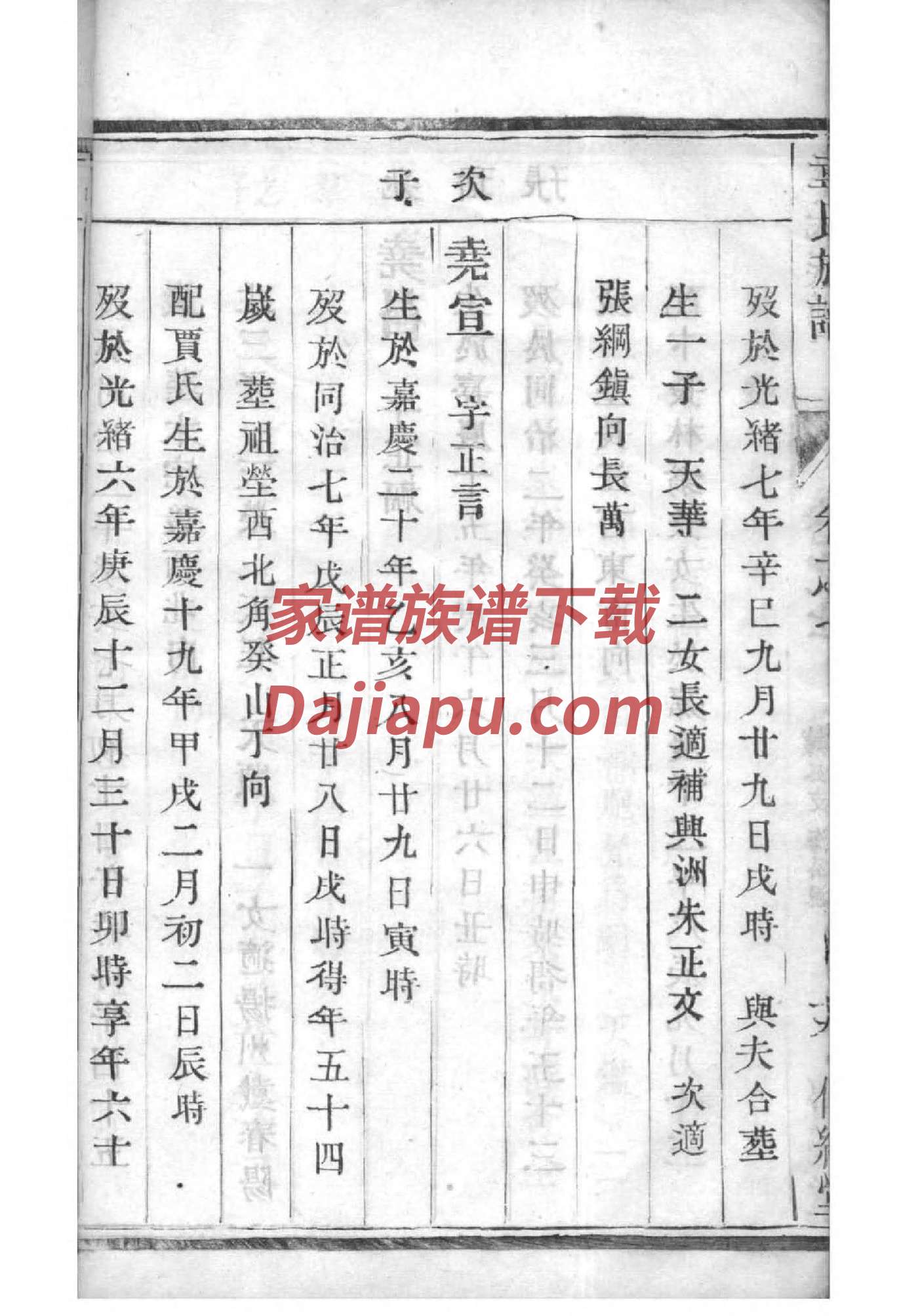 在氏免费查家谱族谱