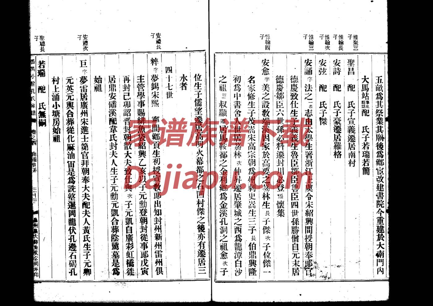 唐朝李氏家谱