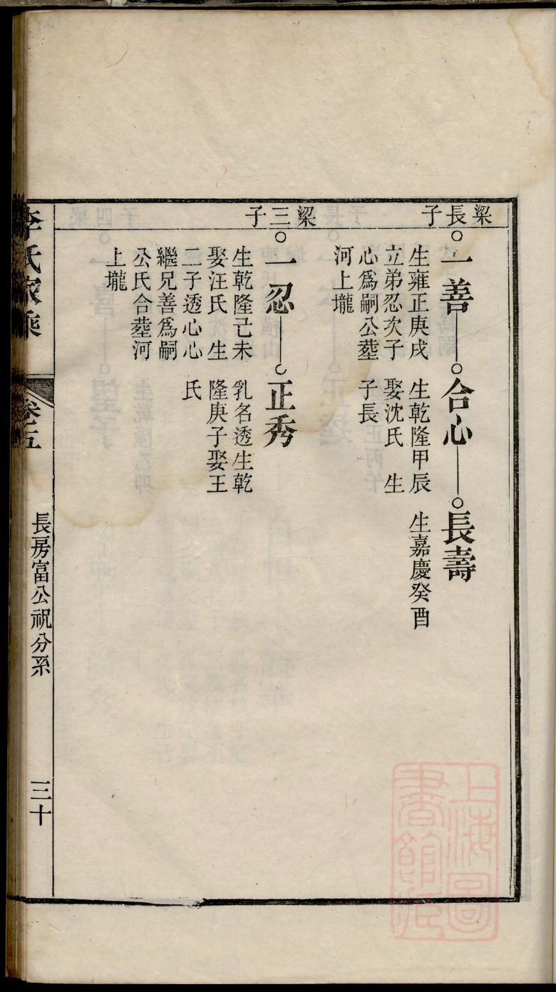 曲阜李氏家谱