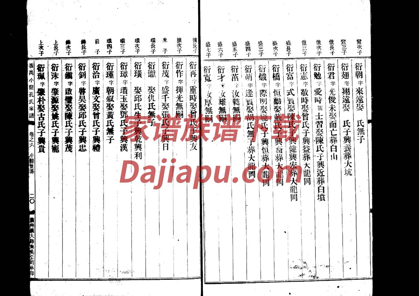 吕氏家谱多少钱一本