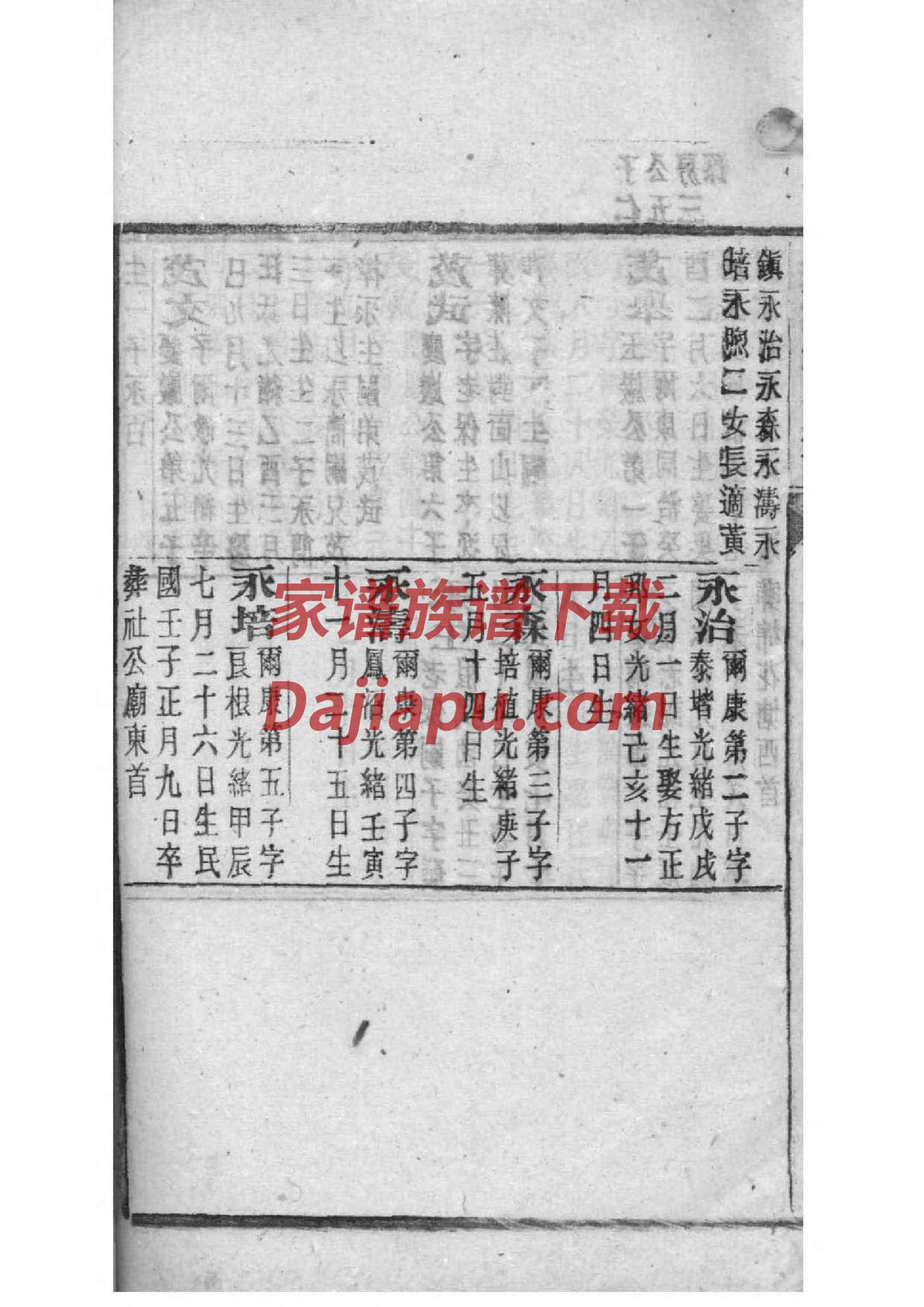 张姓族谱和字辈查询