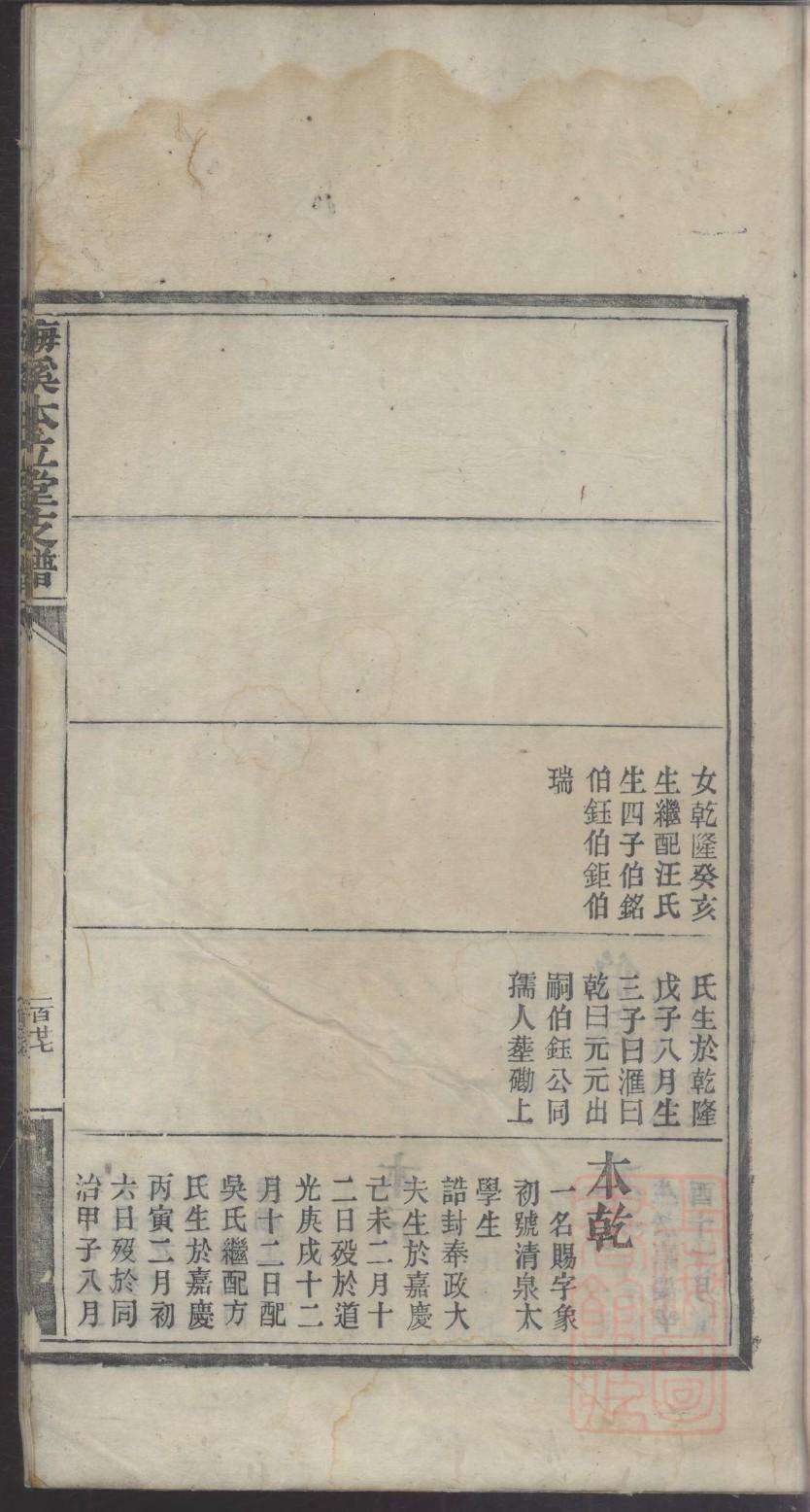 巫氏族谱家谱