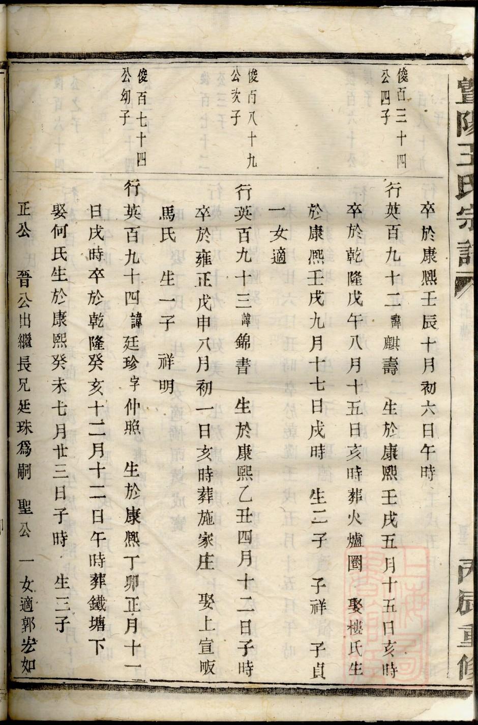 池氏辈分表