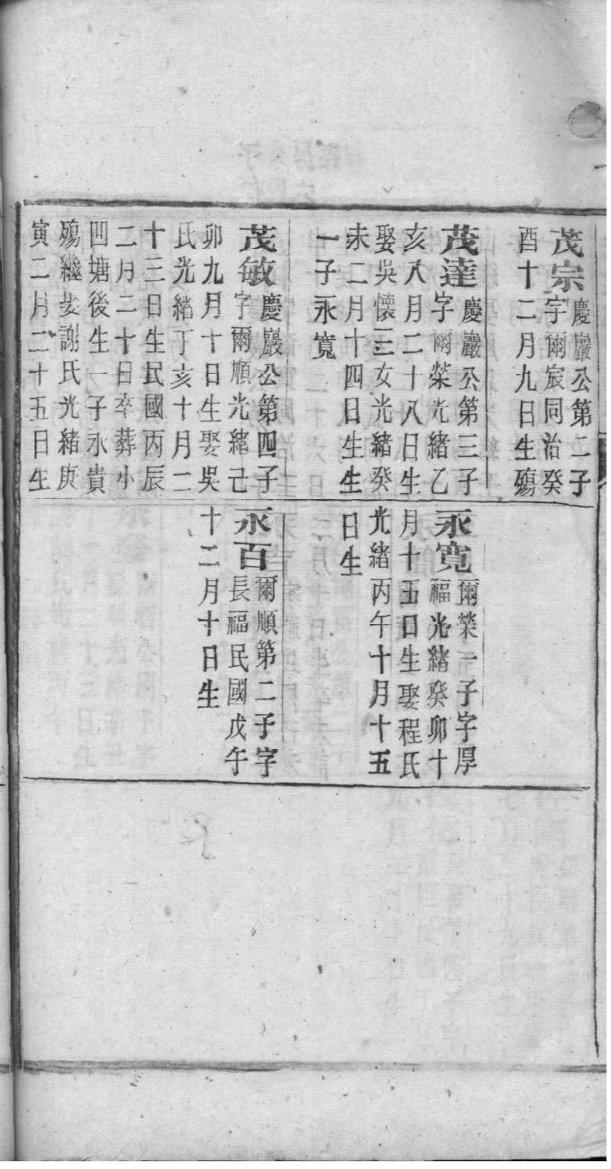 浮氏族谱108字辈