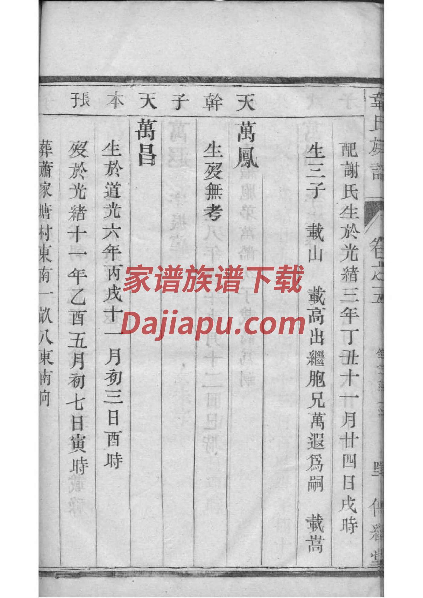 茹姓族谱字辈查询全部