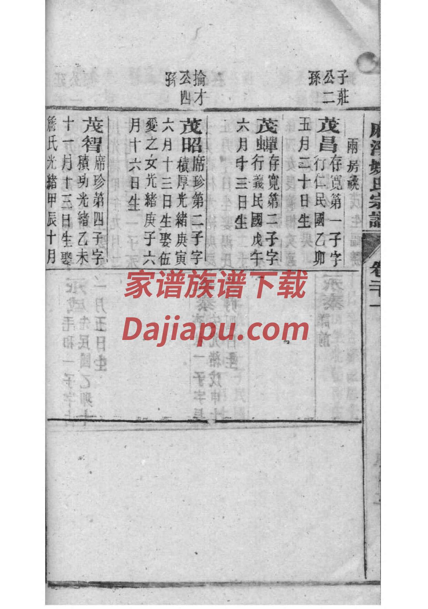 杨氏辈分表