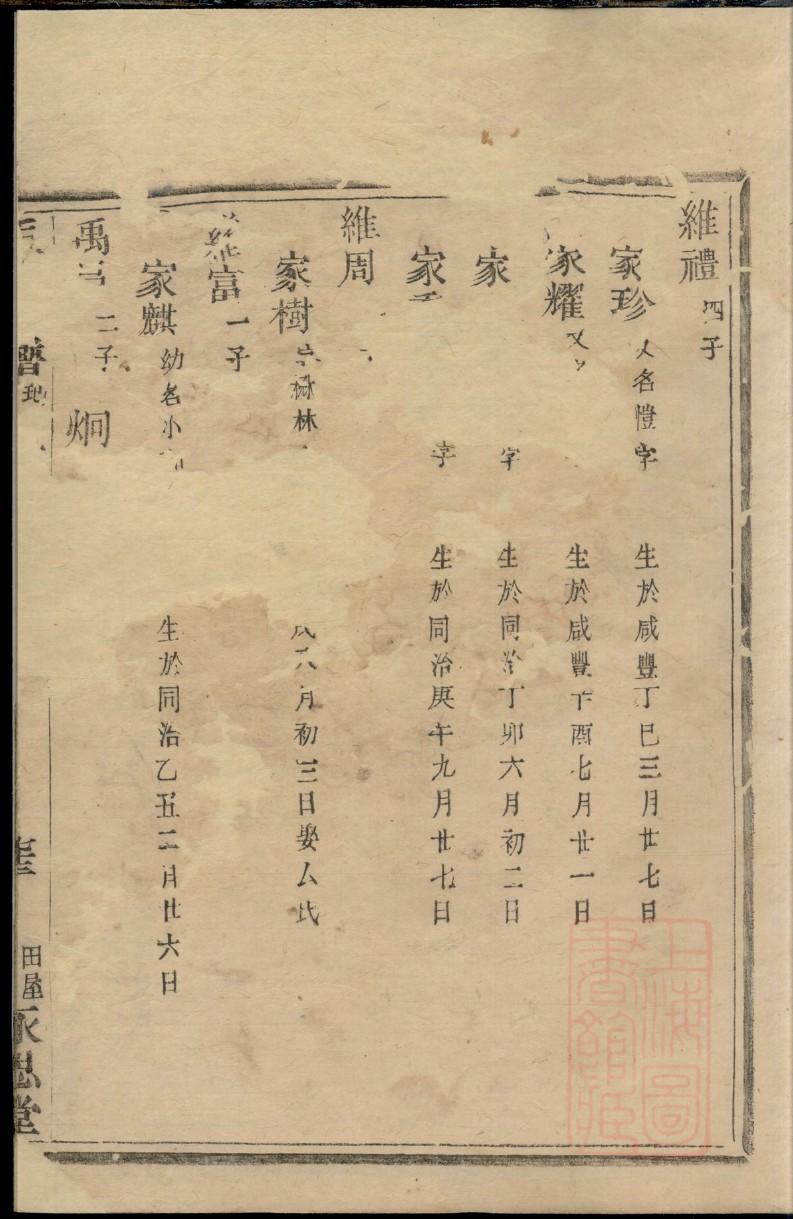 家谱编修过程
