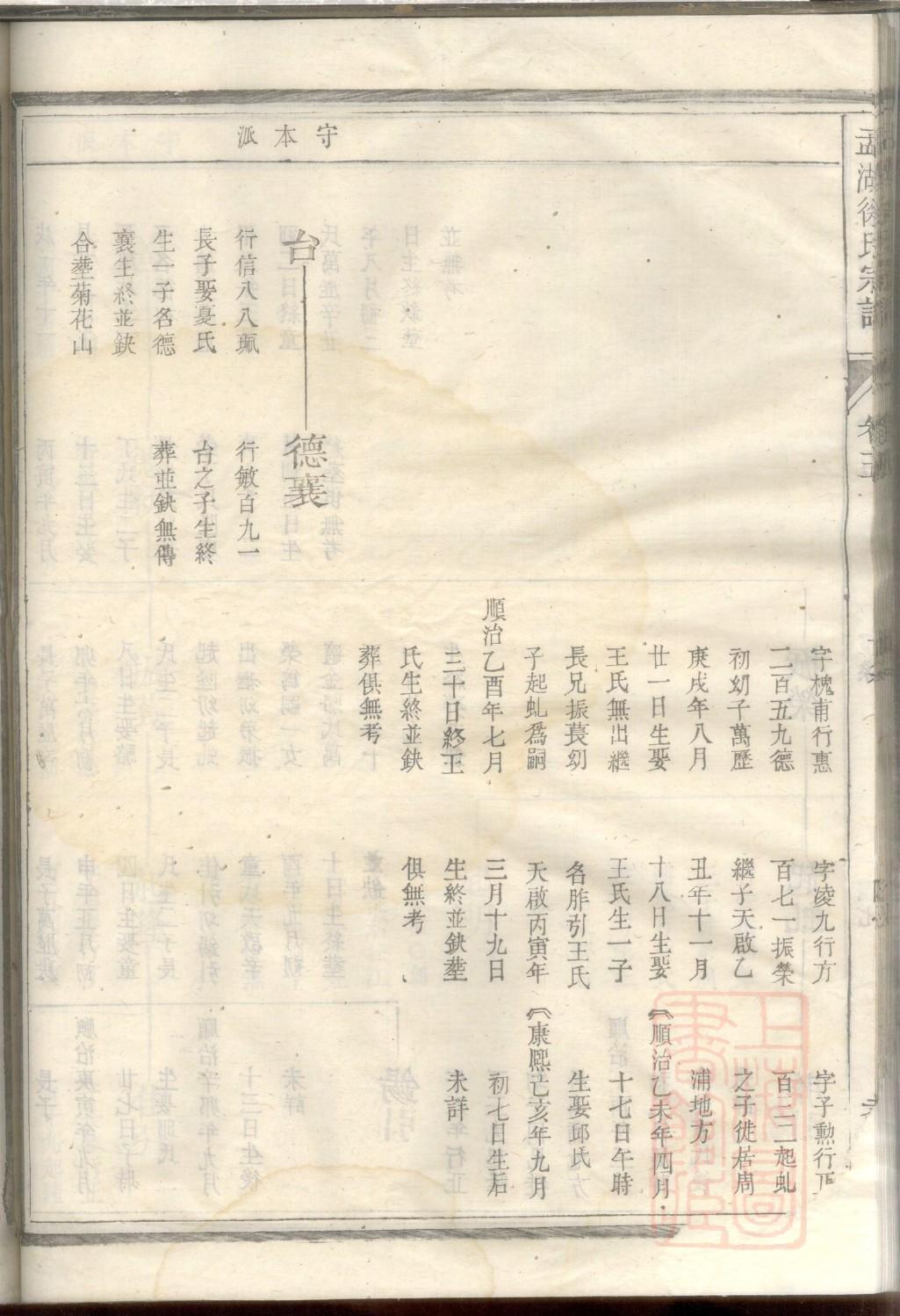 家谱电脑排版