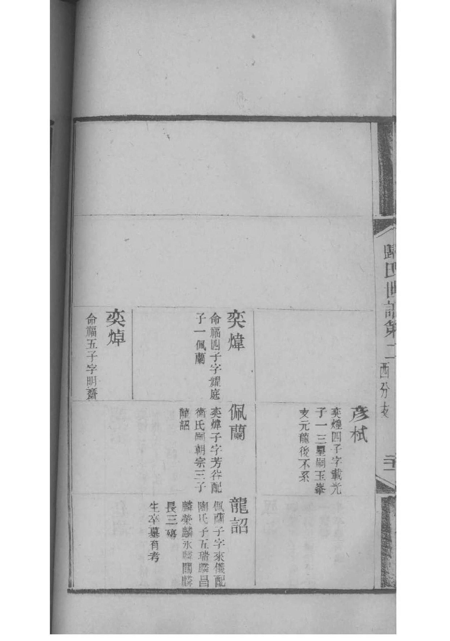 封世全家家谱