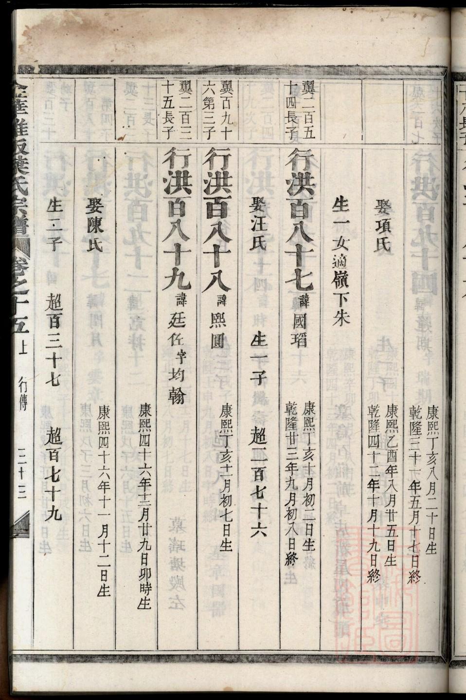 邗氏族谱108字辈