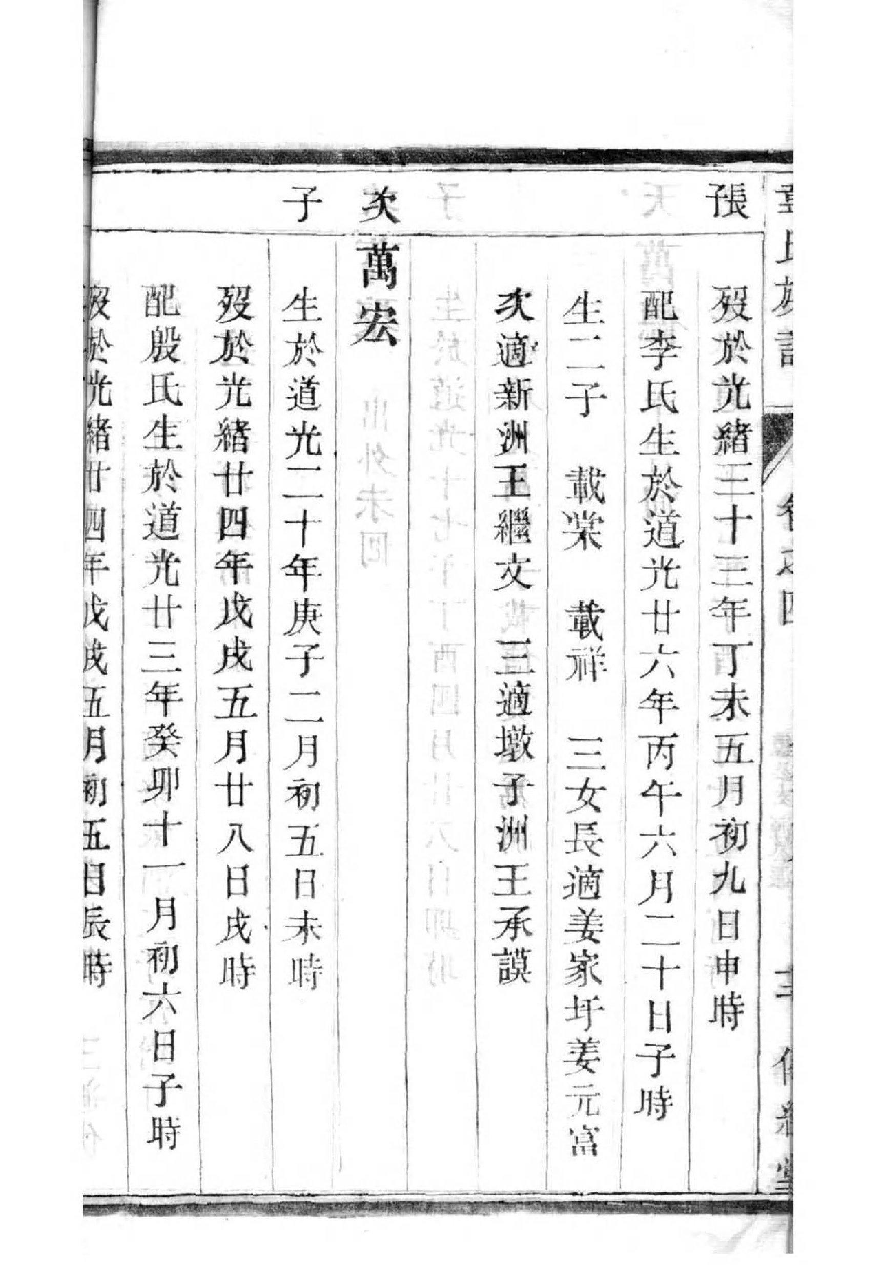 全氏家谱
