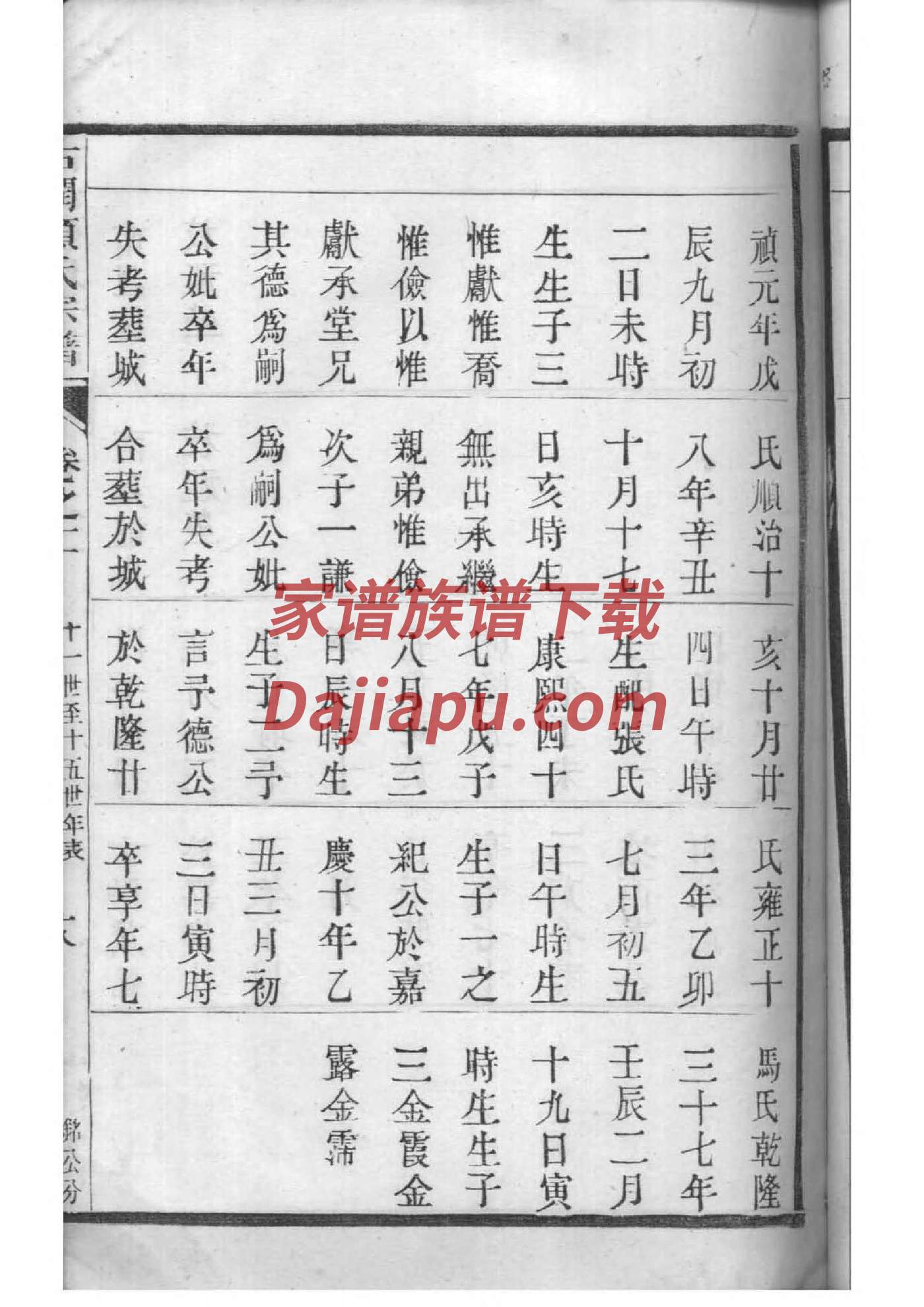 山氏家族家谱