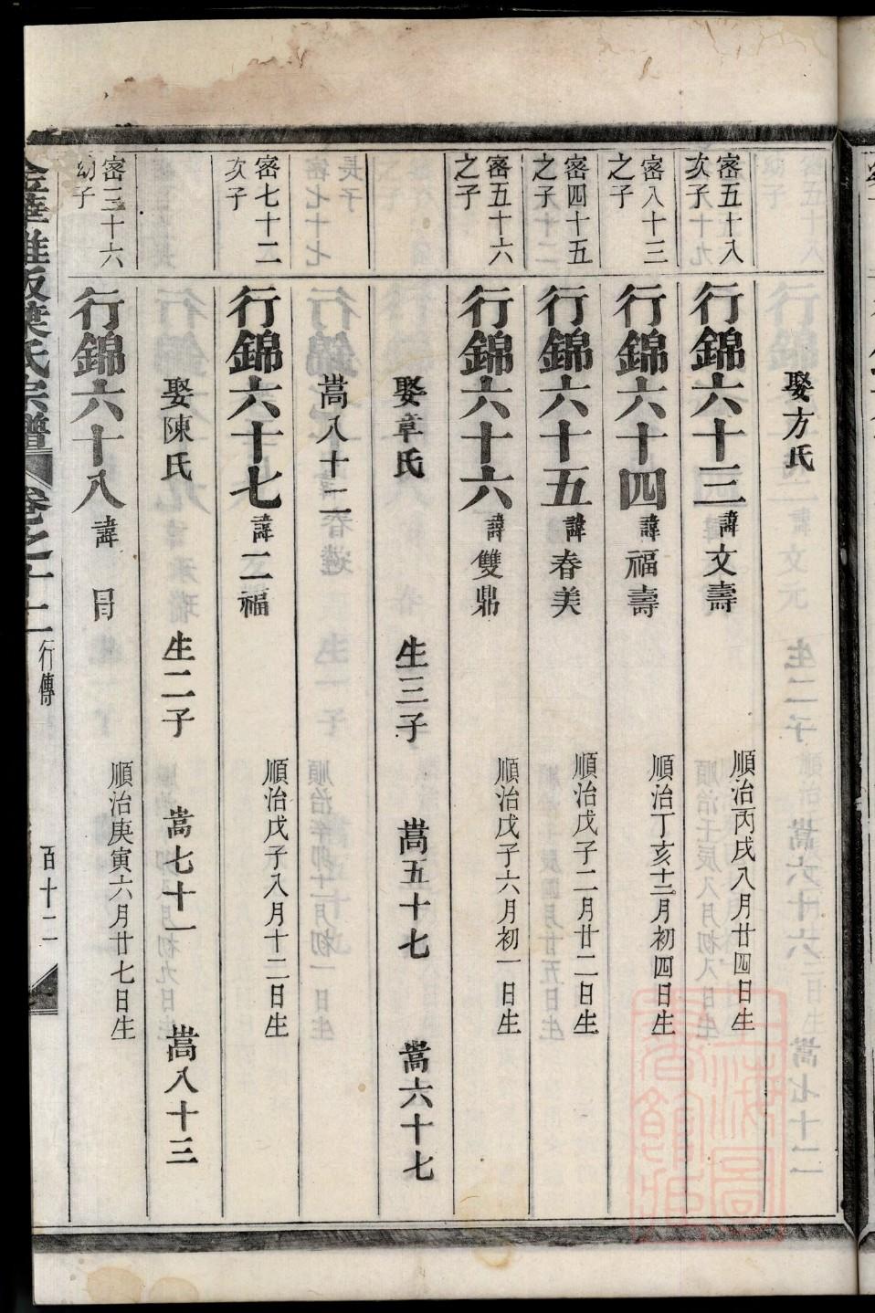 本氏族谱108字辈