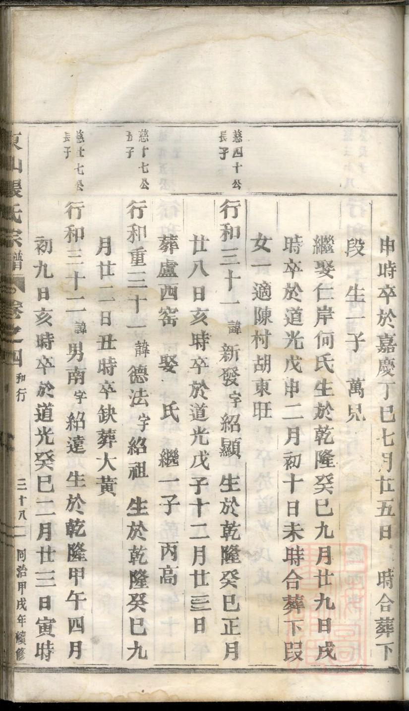 焦氏家谱查询一览表