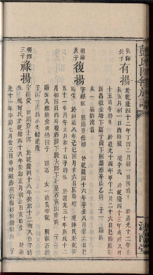 家谱样本范本图片大全