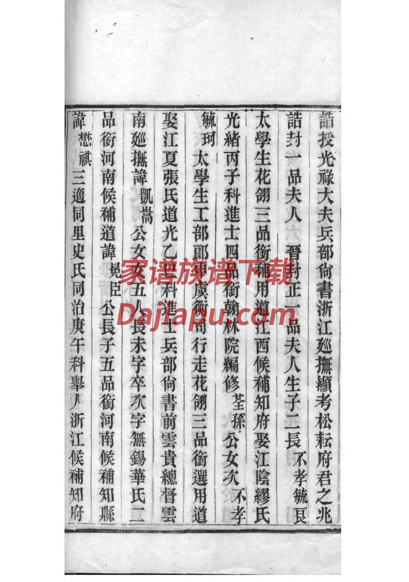 家谱人物插图 家谱人物插图
