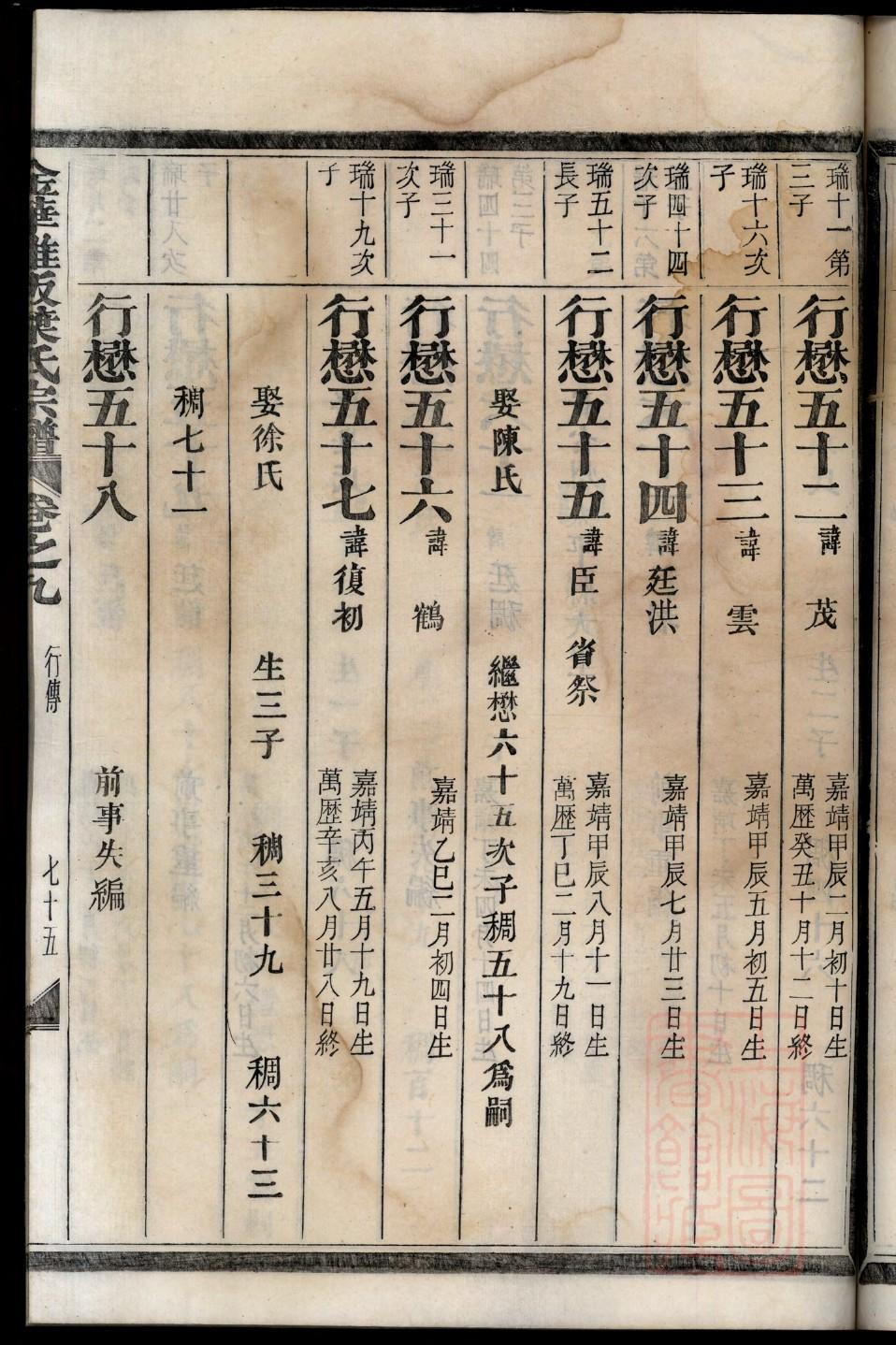 双井黄氏家谱