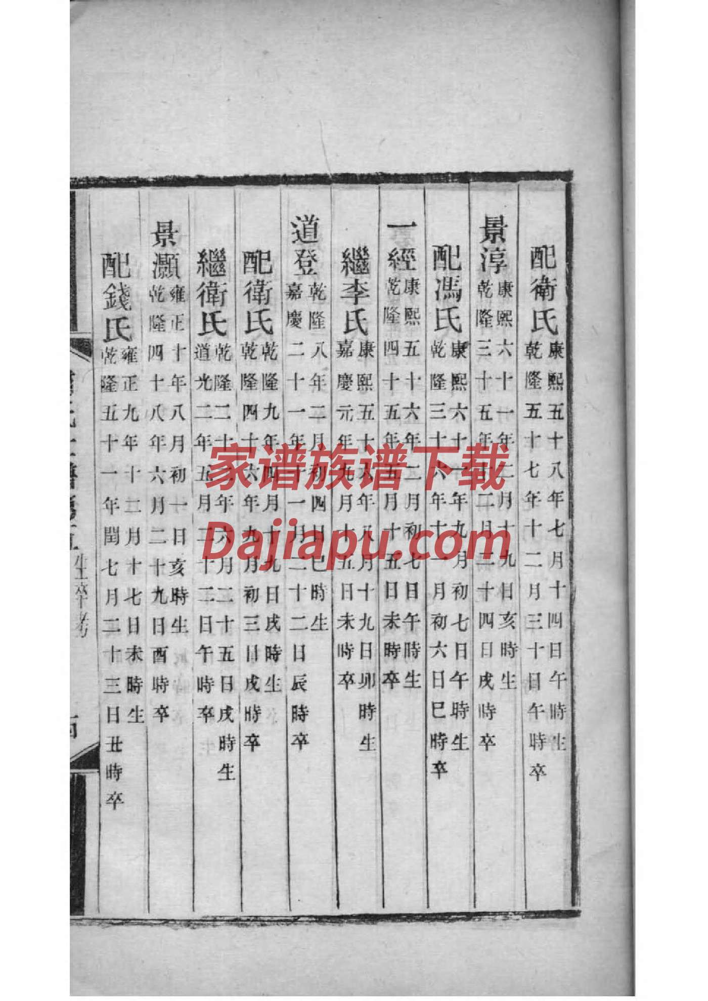 如何写家谱