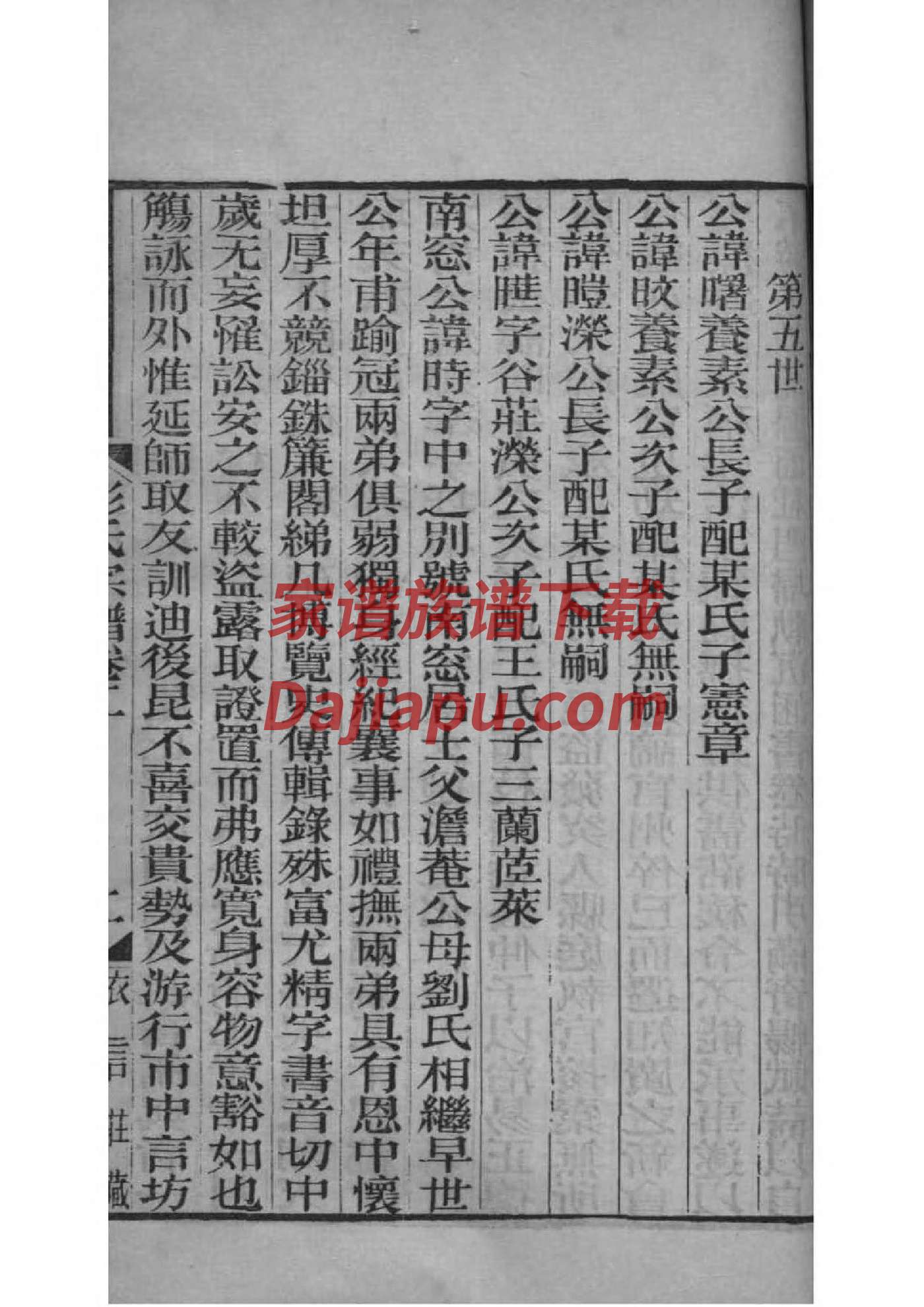 储氏族谱在哪里看