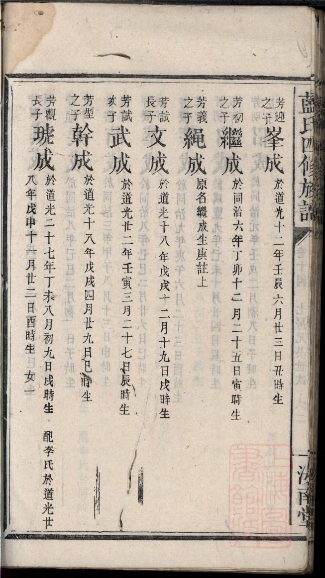 家谱家风家训