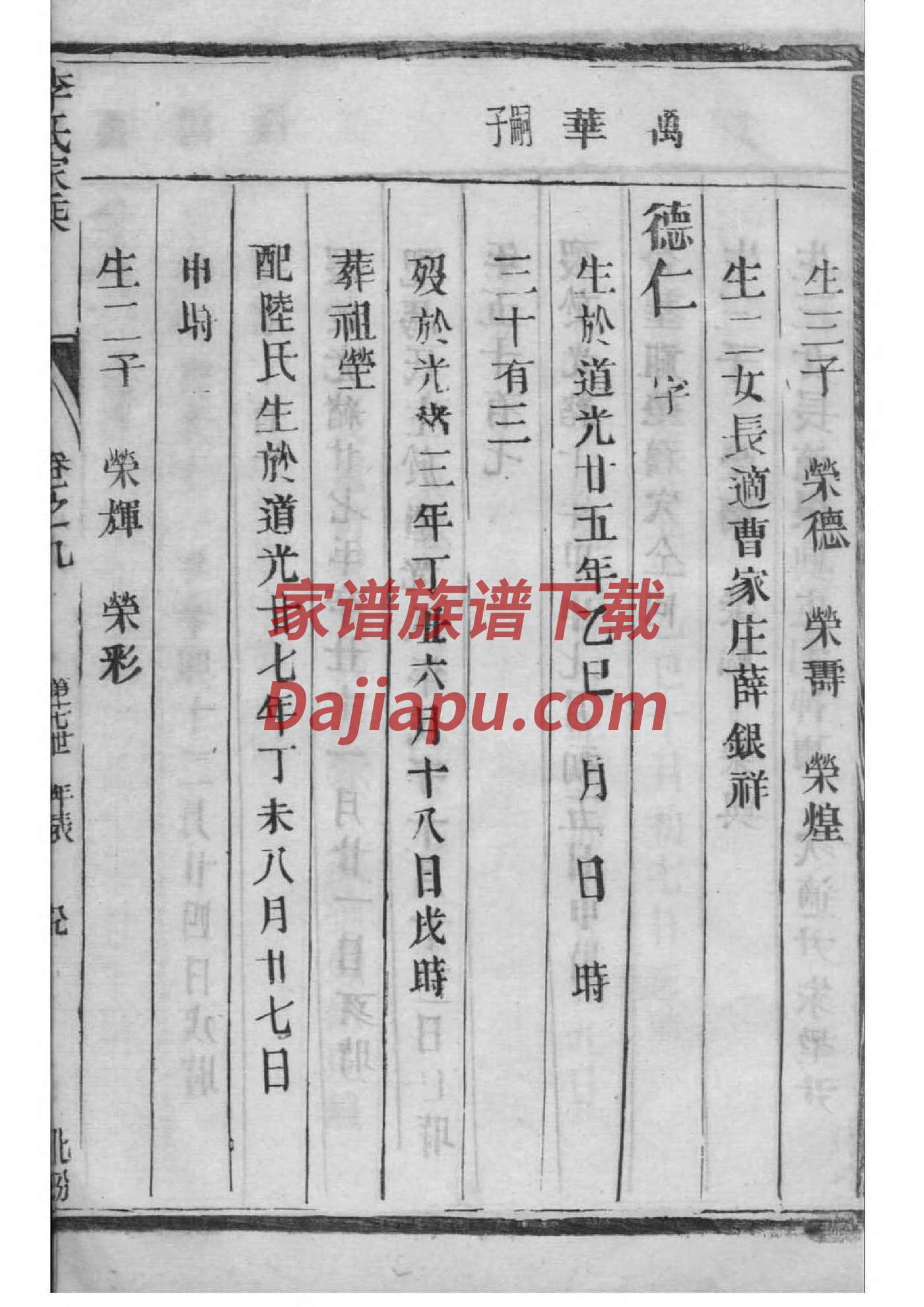 王氏族谱山东
