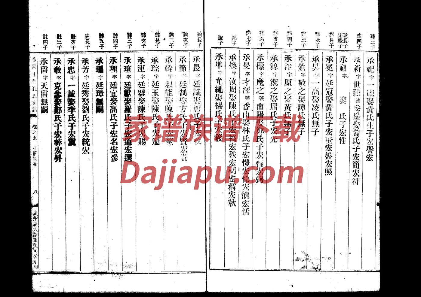 怎么看族谱