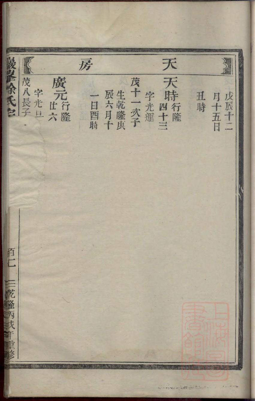 舒氏家谱所有字辈查询
