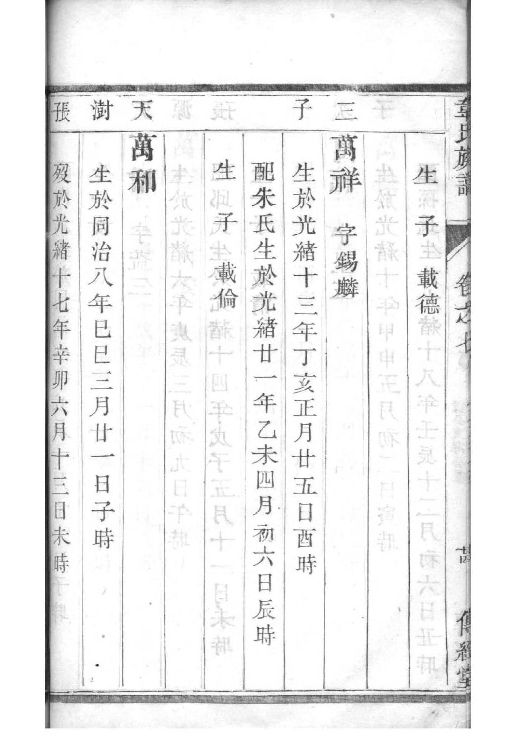 庆氏族谱序言范文