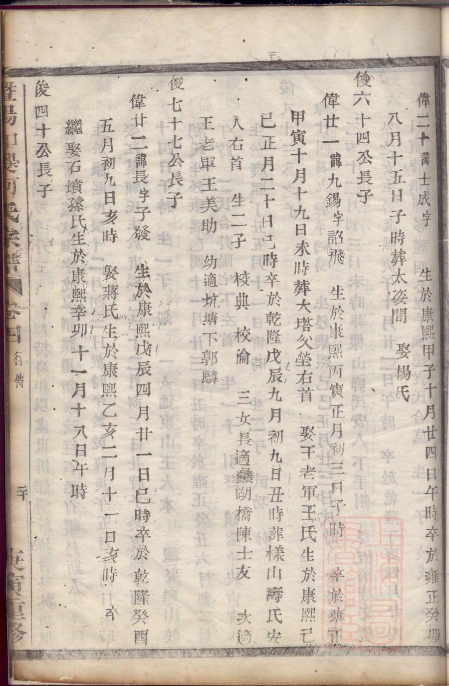 息县许氏家谱