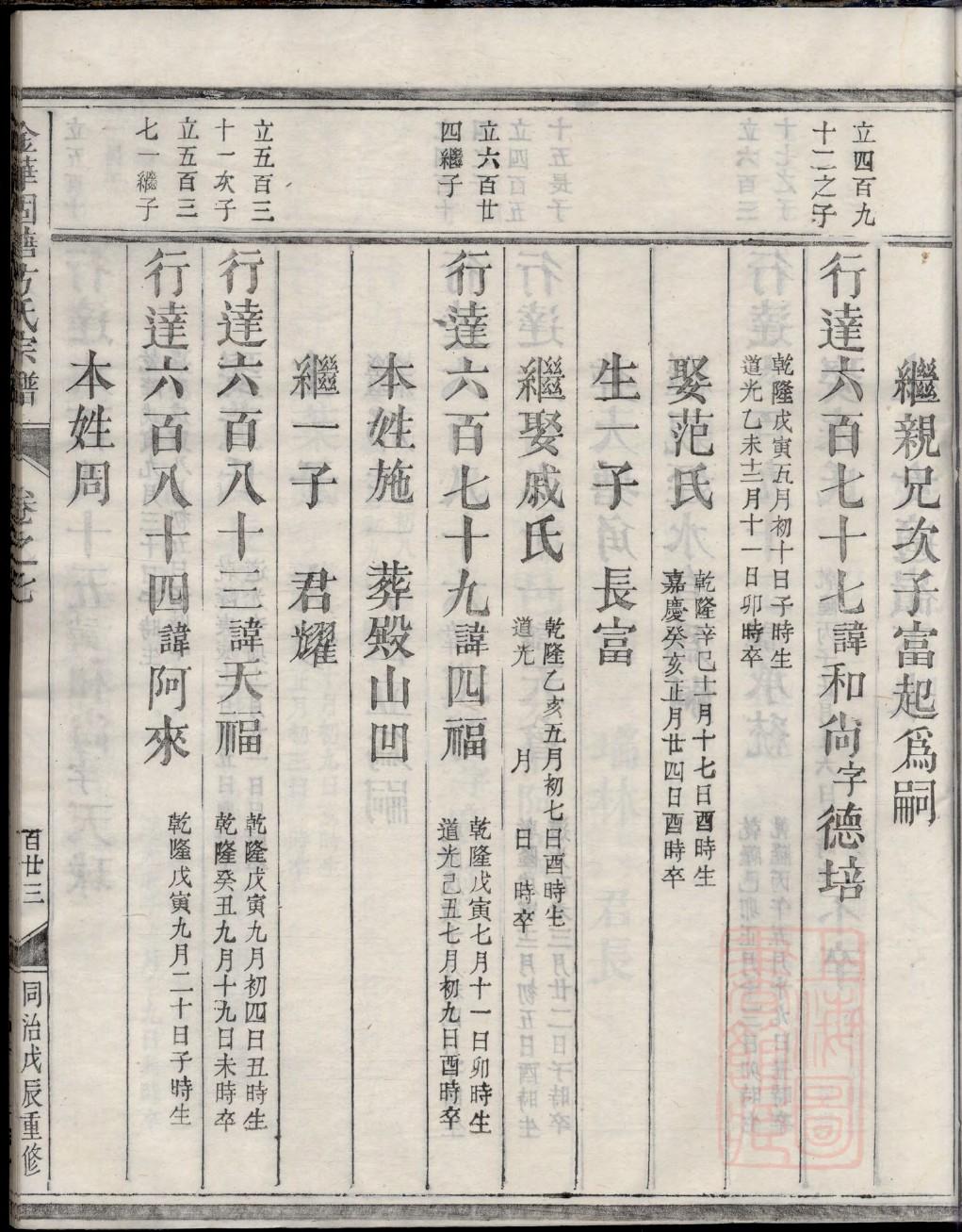李陕西西安族谱