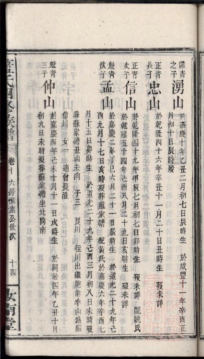 百家姓卫家谱