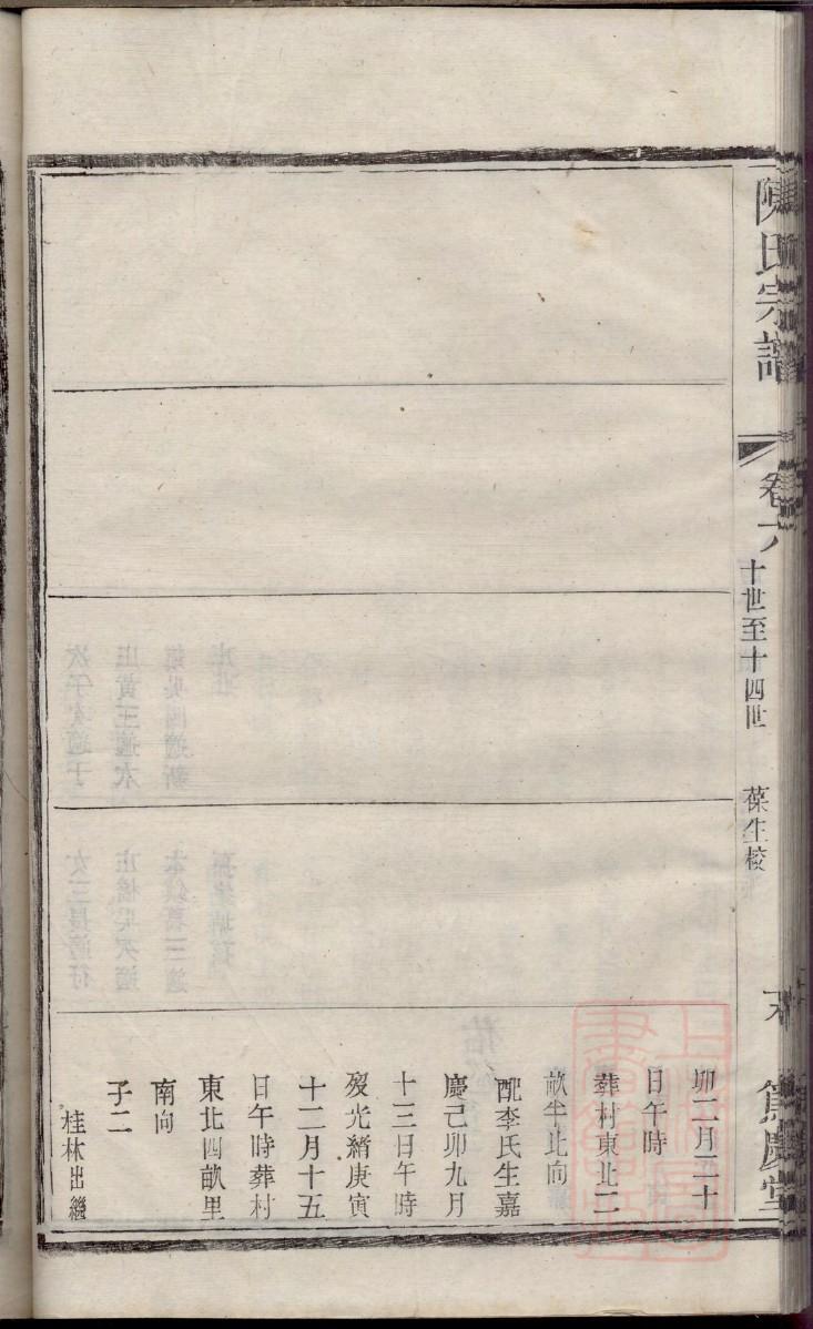 赣榆七大支李氏族谱