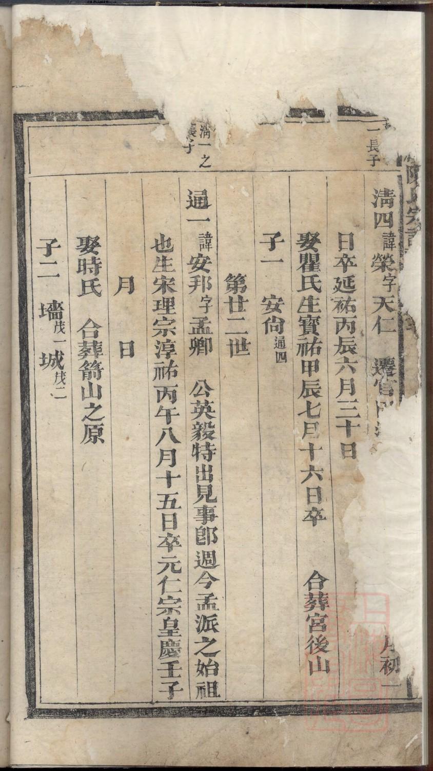 盖氏族谱在哪里看