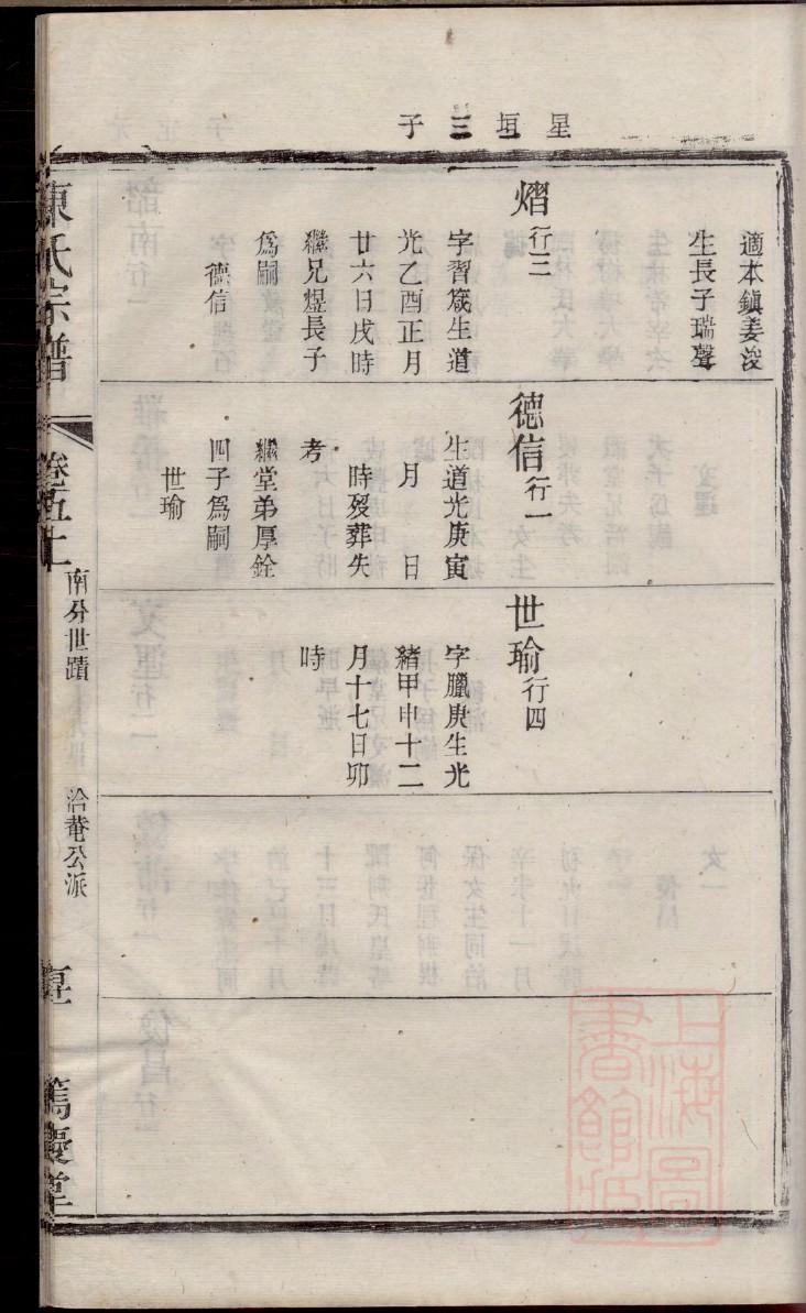 武姓辈分排行世系表