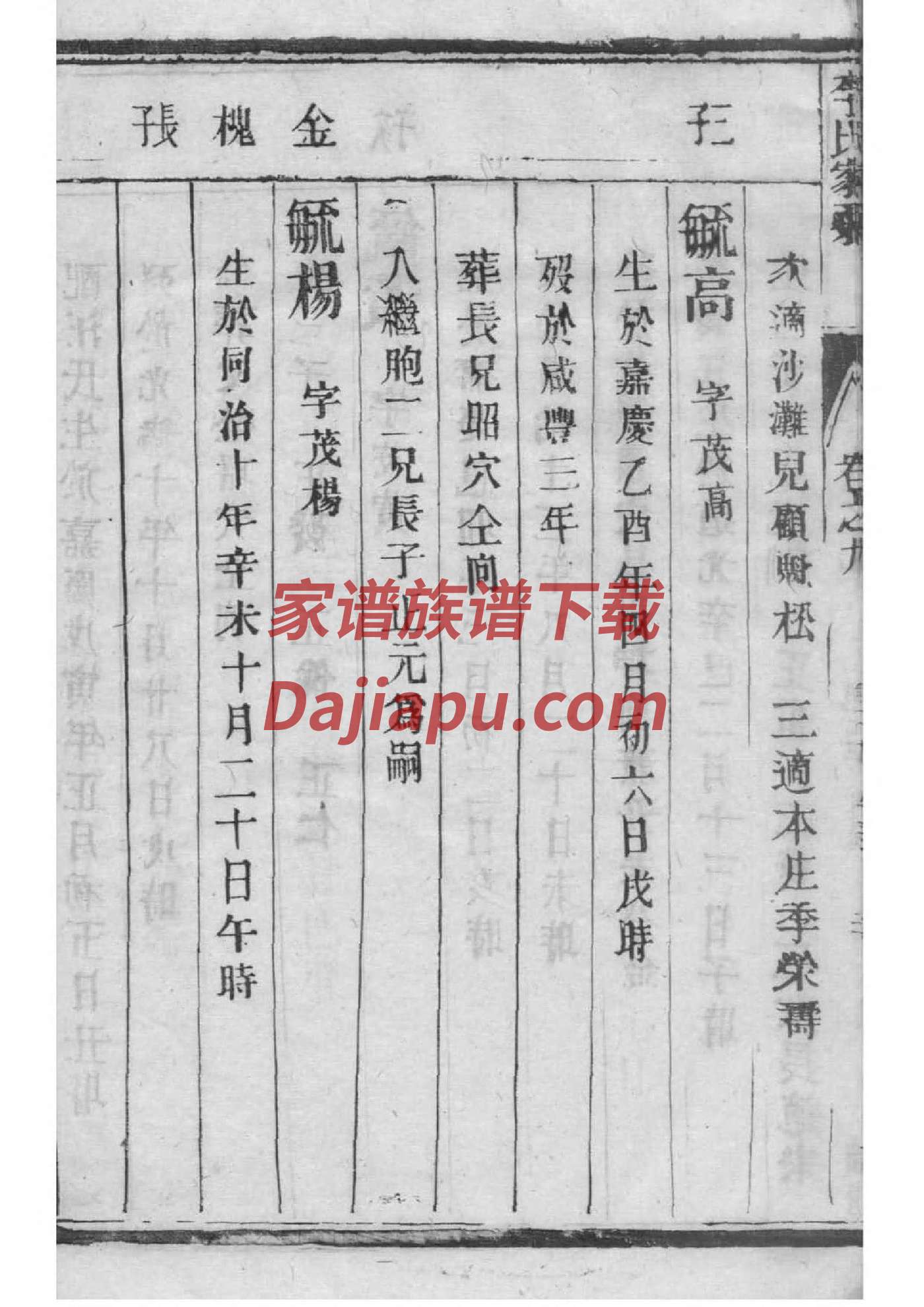 普氏族谱序言范文