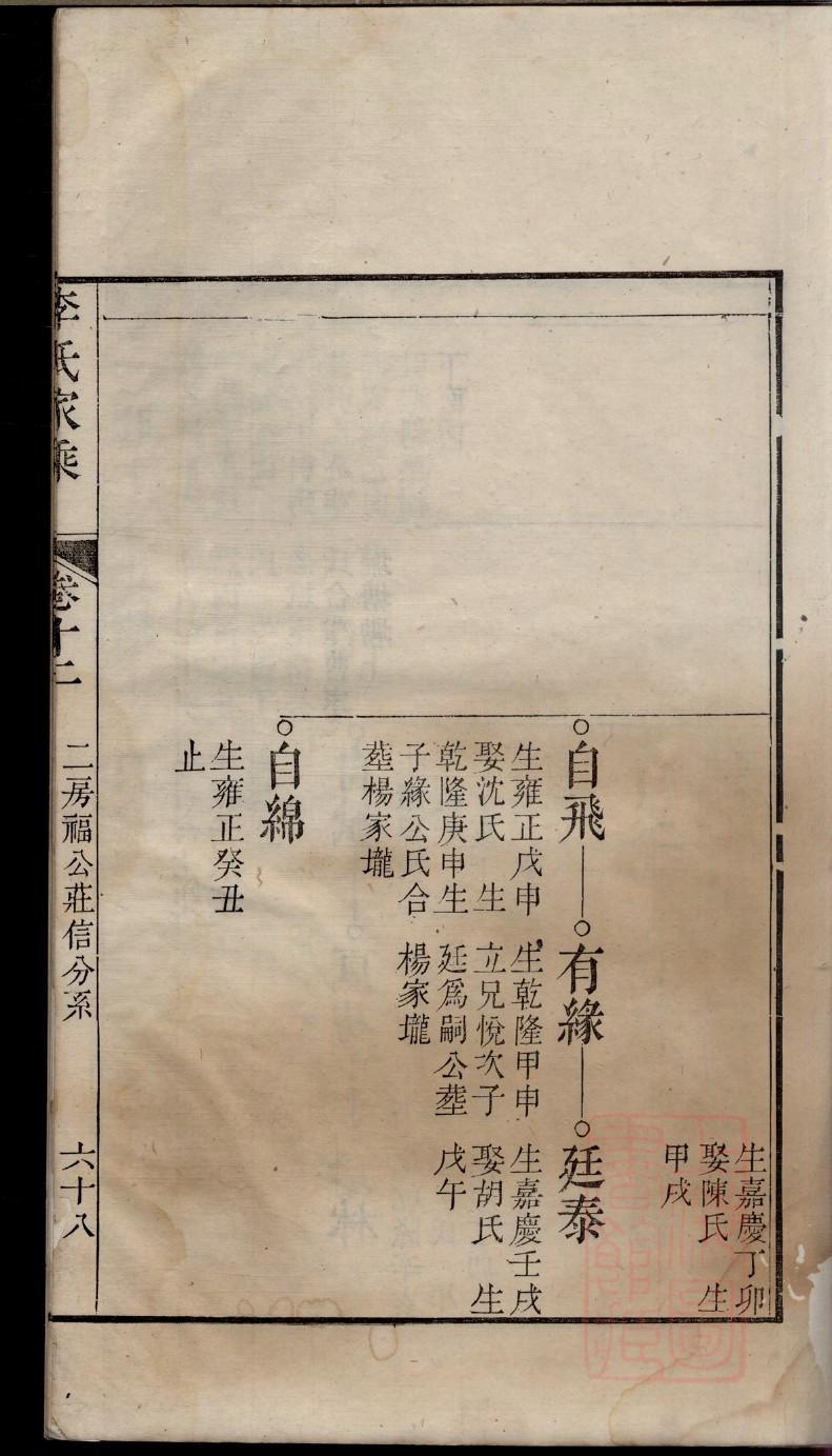 山东省莱芜李氏家谱