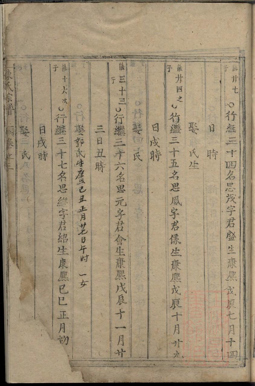 清氏族谱字辈大全