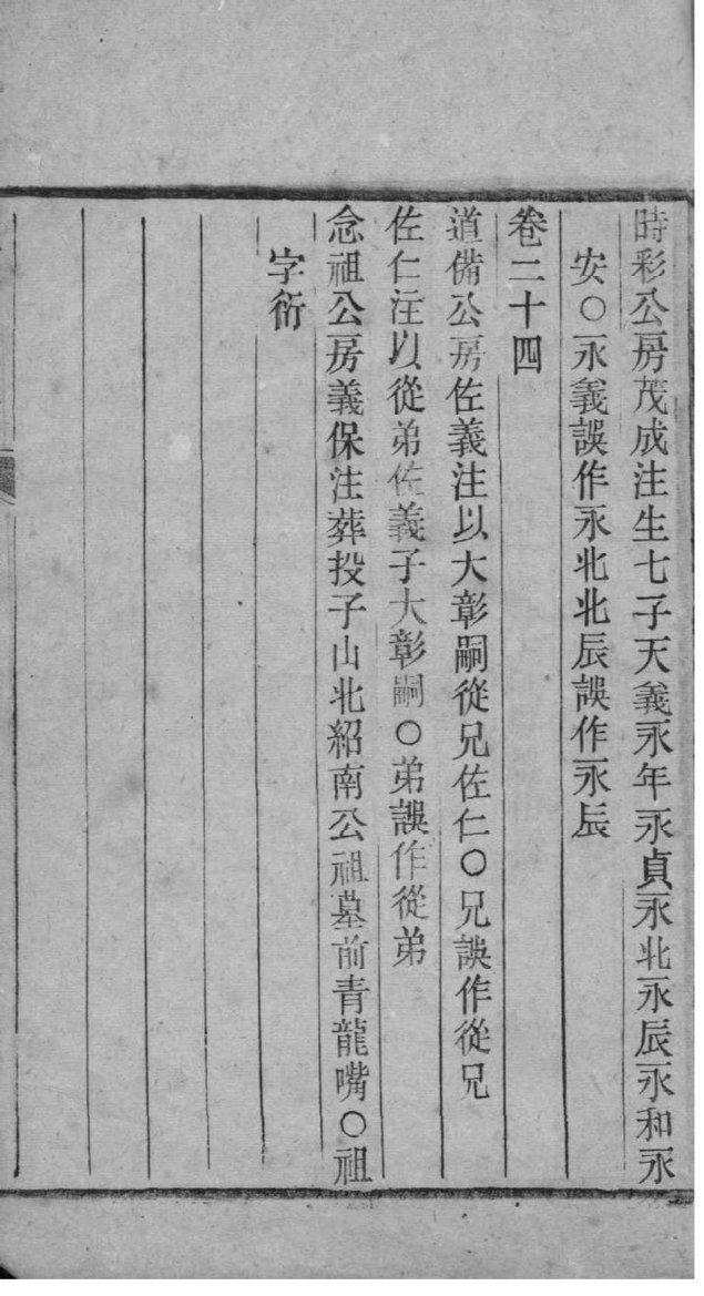 潘氏家谱字辈