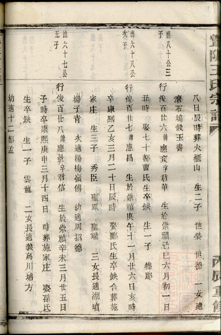 种姓族谱字辈查询全部