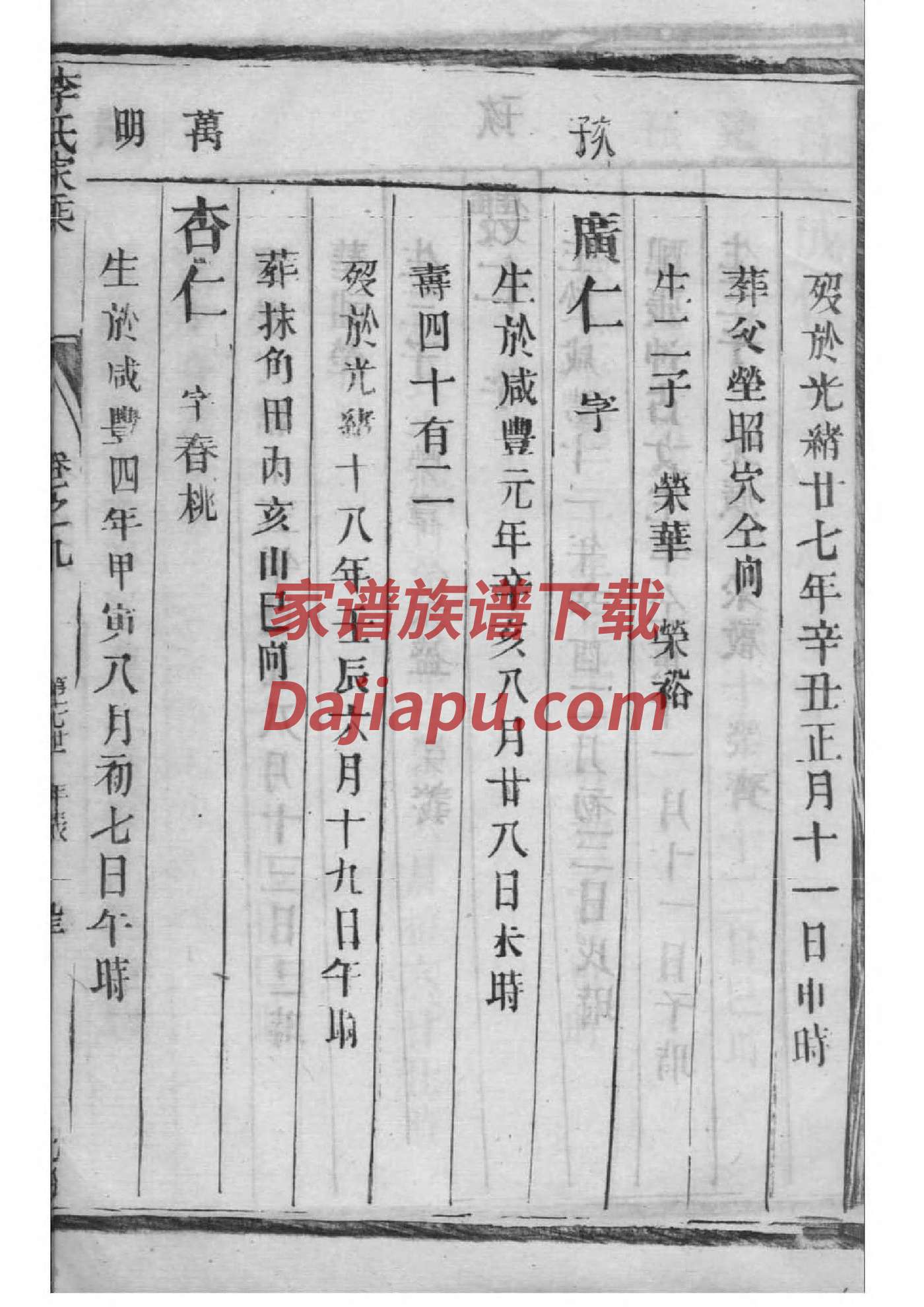浮姓族谱字辈大全